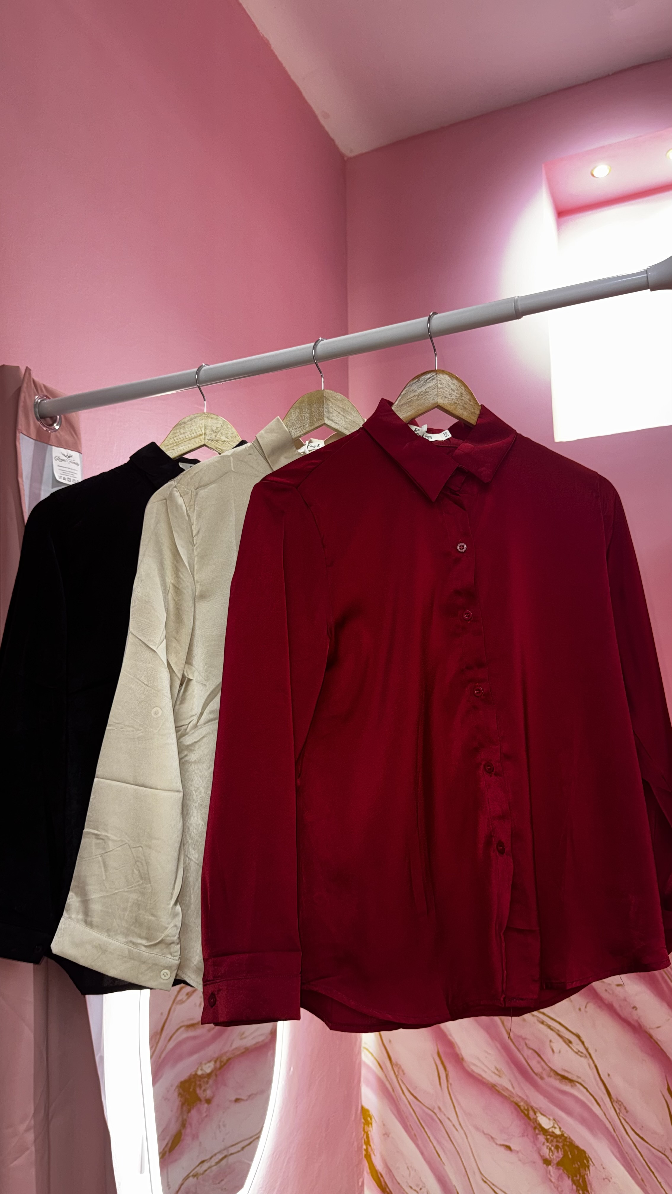 camisas de seda