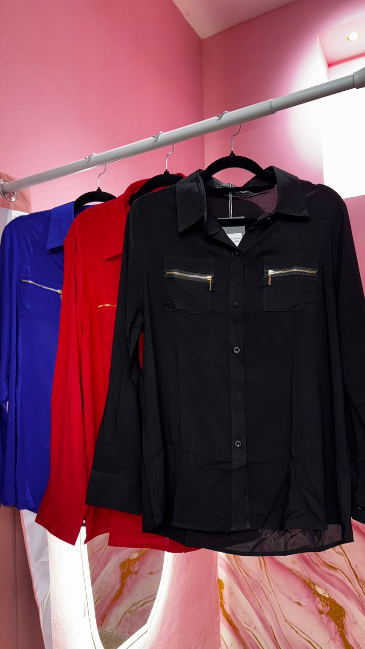 Camisa con bolsillos
